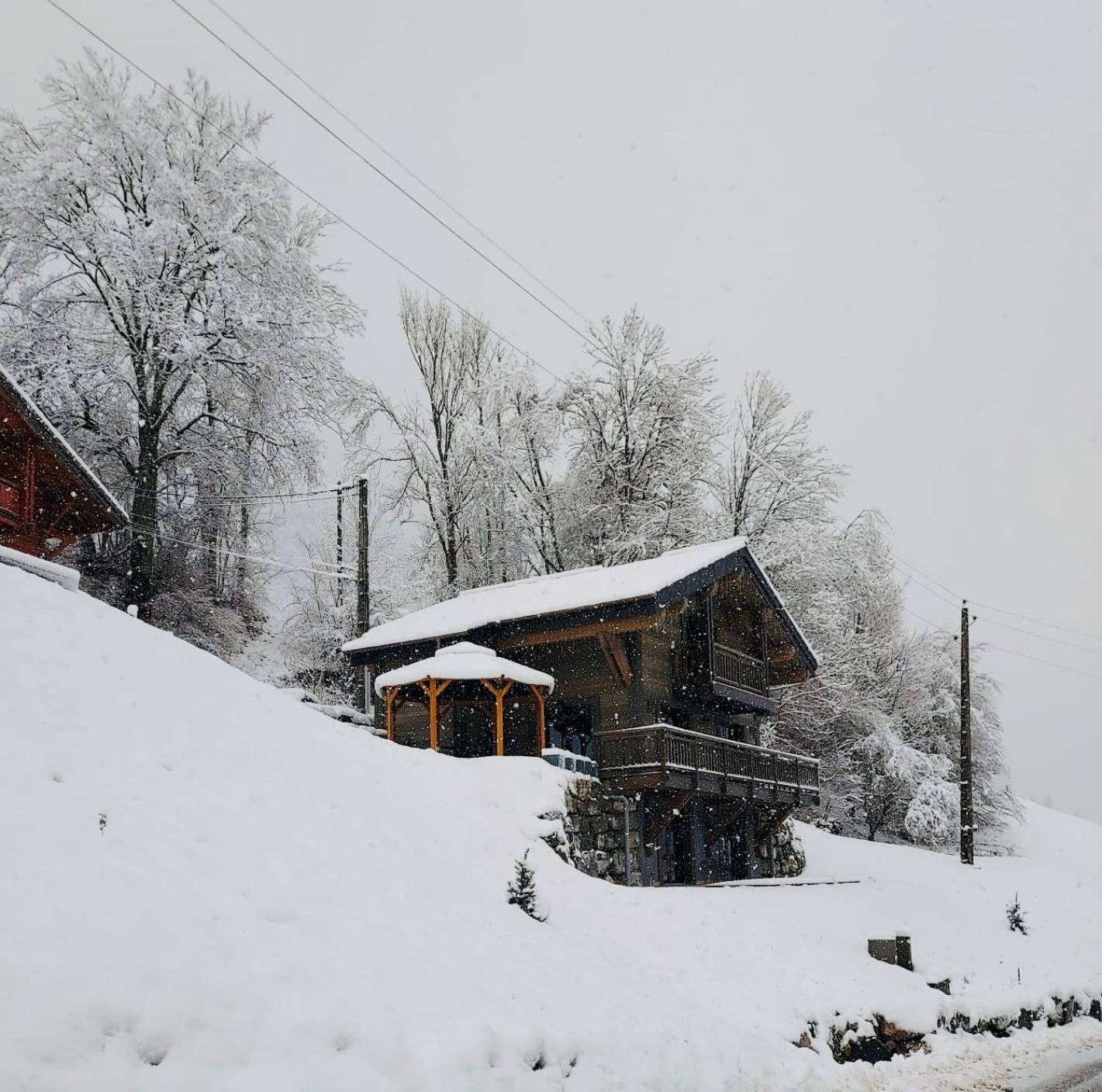 Chalet Du Bonheur Villa Bonnevaux  Екстериор снимка