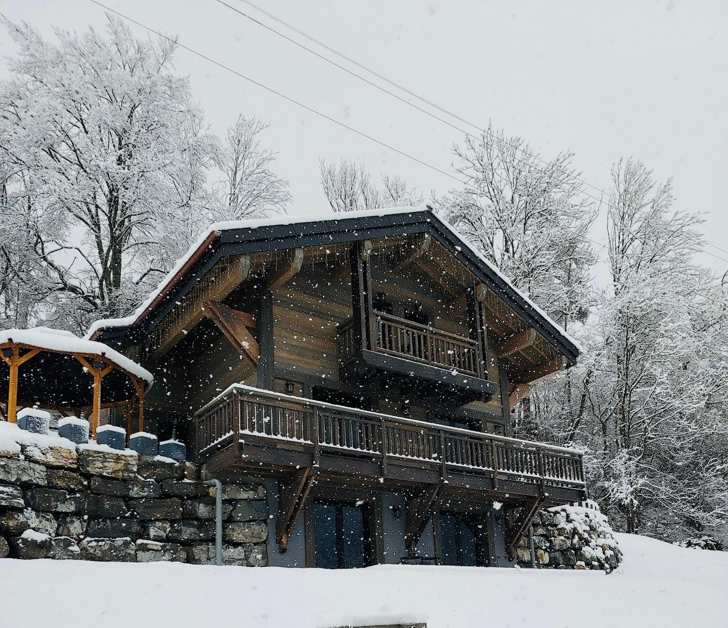 Chalet Du Bonheur Villa Bonnevaux  Екстериор снимка