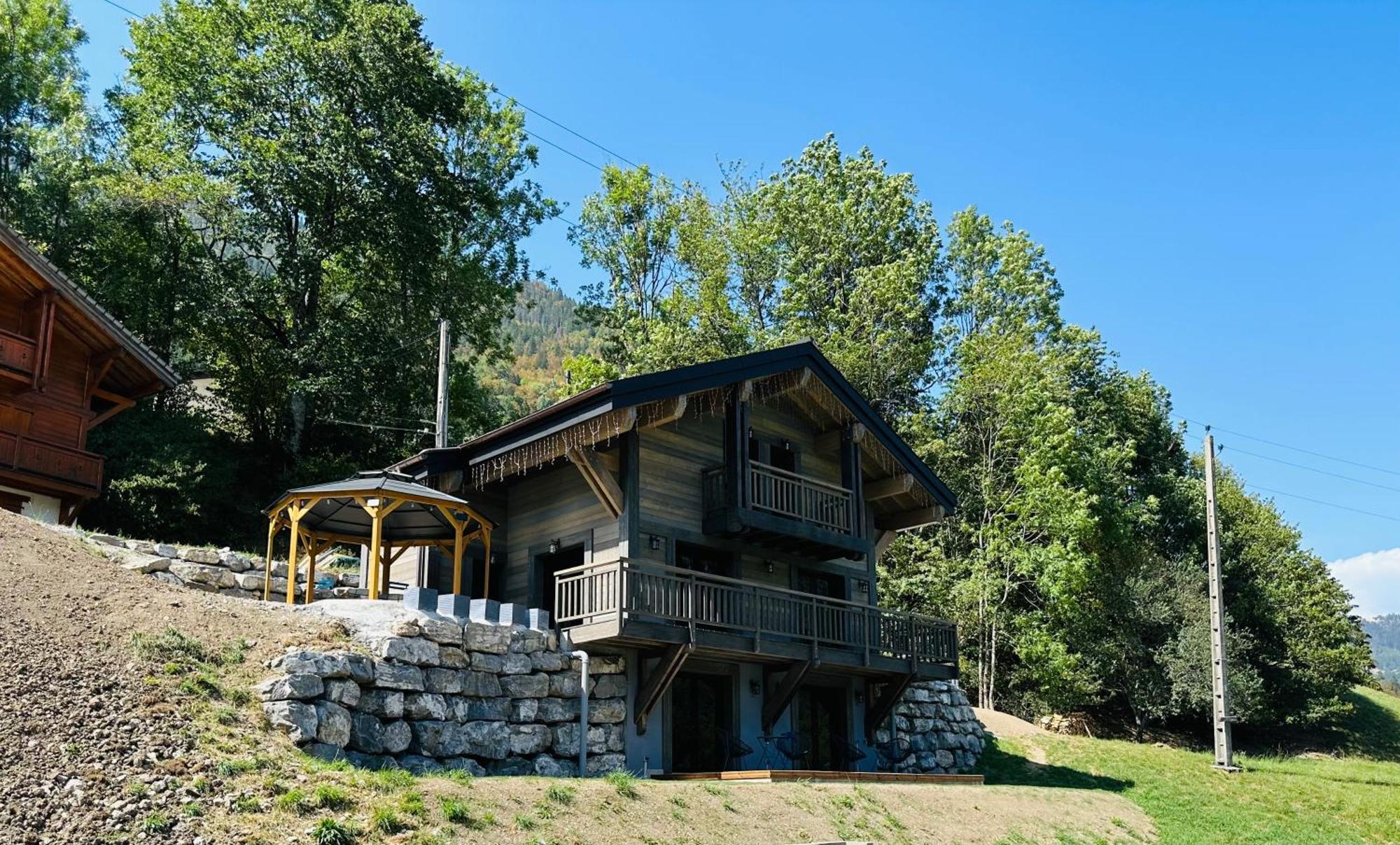 Chalet Du Bonheur Villa Bonnevaux  Екстериор снимка